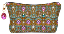 Load image into Gallery viewer, Cool Jewels Zippered Pouch With Bag Charm/Best Makeup Pouch
