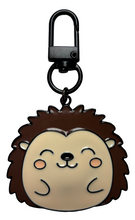 Load image into Gallery viewer, Happy Hedgehog Zippered Pouch With Bag Charm