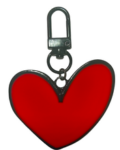 Load image into Gallery viewer, Graffiti Heart Zippered Pouch With Bag Charm