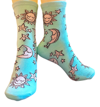 Load image into Gallery viewer, Groovy Galaxy Ankle Socks /