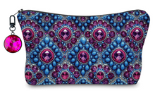 Load image into Gallery viewer, Glorious Gems Zippered Pouch With Bag Charm