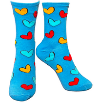 Load image into Gallery viewer, chicanduniquepack.com /Cute Heart Socks For Girls/ best accessories for girls/ Graffiti Hearts Fun Pack/Best Gifts For Tween Girls/Fun Gifts For Girls/.png