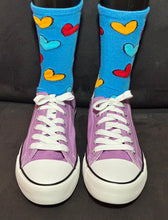 Load image into Gallery viewer, chicanduniquepack.com /Unique Heart Socks For Girls/ best accessories for girls/ Graffiti Hearts Fun Pack/Best Gifts For Tween Girls/Fun Gifts For Girls/.png