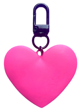 Load image into Gallery viewer, Happy Hearts Zippered Pouch With Bag Charm