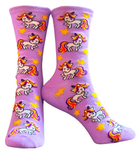 Load image into Gallery viewer, Magical Unicorn Ankle Socks/

