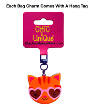 Load image into Gallery viewer, Cool Cat  Bag Charm
