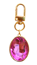 Load image into Gallery viewer, chicanduniquepack.com/ Cool Jewels make up pouch with matching bag charm/ Best  makeup pouch/ fun bag charm /best gifts for girls
