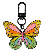 Load image into Gallery viewer, Beautiful Butterfly Zippered Pouch With Bag Charm
