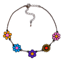 Load image into Gallery viewer, Fabulous Floral Charm Necklace /
