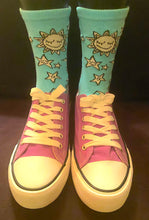 Load image into Gallery viewer, Groovy Galaxy Ankle Socks /
