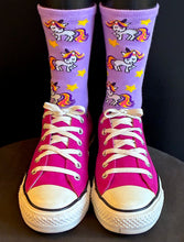 Load image into Gallery viewer, Magical Unicorn Ankle Socks/
