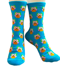 Load image into Gallery viewer, Awesome Owl Ankle Socks /
