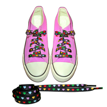Load image into Gallery viewer, chicanduniquepack.com /Cute Heart Shoelaces For Girls/ best accessories for girls/ Graffiti Hearts Fun Pack/Best Gifts For Tween Girls/Fun Gifts For Girls.png
