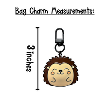 Load image into Gallery viewer, cute hedgehog bag charms /backpack charms/  kawaii bag charms/metal bag charms/ charms for bags
