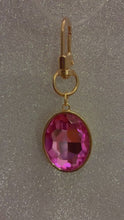 Load and play video in Gallery viewer, Cool Jewels Zippered Pouch With Bag Charm/Best Makeup Pouch
