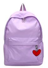 Load image into Gallery viewer, cute heart bag charm/ heart purse charm/ kids backpack charm/ metal bag charm/ backpack charms for kids/ best bag charms
