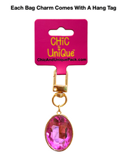 Load image into Gallery viewer, rhinestone bag charms/ best bag charms for purses/ cute backpack charm

